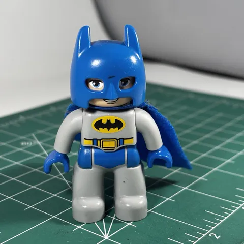 Lego Duplo Figure Batman blue w/ cape