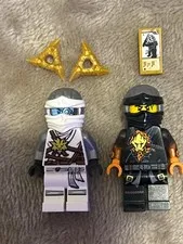 LEGO Day of the Departed Zane and Cole RX mini figure (Rare)