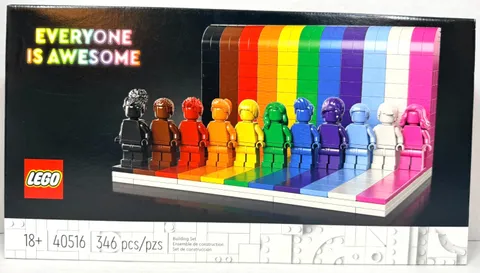 LEGO 40516 Icons Everyone Is Awesome New Sealed Fast Shipping Rainbow NISB