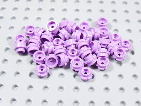 LEGO Lot of 40 Lavender Purple 1x1 Flowers Plants Minifig BM