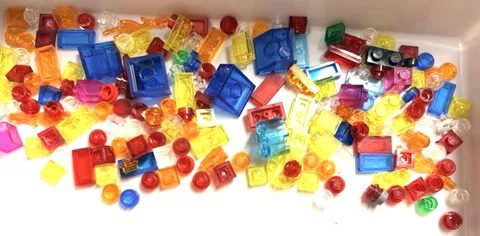 Genuine LEGO Transparent Lights & Accessories Lot