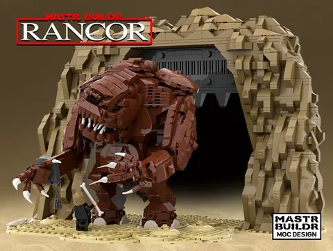 MOC LEGO  Star Wars UCS Rancor Parts Kit, 2,566 pieces / 36.8 × 32.8 × 28.8 cm