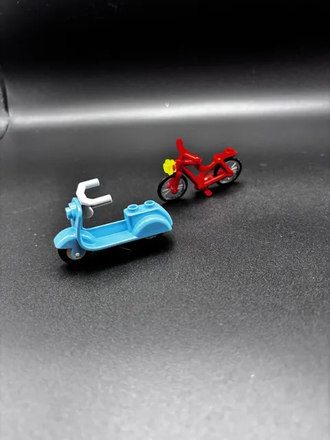 LEGO Friends Blue Scooter And Red Bicycle Accessories
