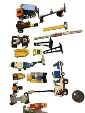 Vintage LEGO Town City Mixed Lot 80s 90s Parts Bricks Octan Rescue As-Is Bulk