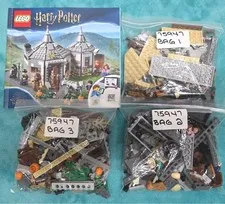 Lego Harry Potter 75947 Hagrid's Hut Buckbeak's Rescue COMPLETE w/manual   (T46