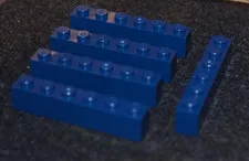 (5) 1x6 Dark BLUE Lego Standard Long Brick Bricks - NEW Lego Parts ~