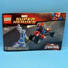 2014 Lego Marvel Super Heroes #76014 28-page Building Manual Booklet- Spider-Man