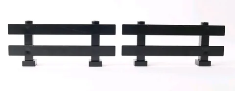 LEGO Black Fence 1 x 8 x 2 2/3 Western Castle 6765 8876 4176 #6079