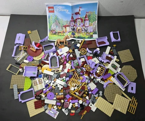 LEGO Beauty and The Beast Castle 43196 Replacement Pcs. - No Minifigs Incomplete