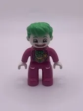 Lego Duplo Joker From Batman Dc Super Hero Replacement 2.5" Mini Figure Clown