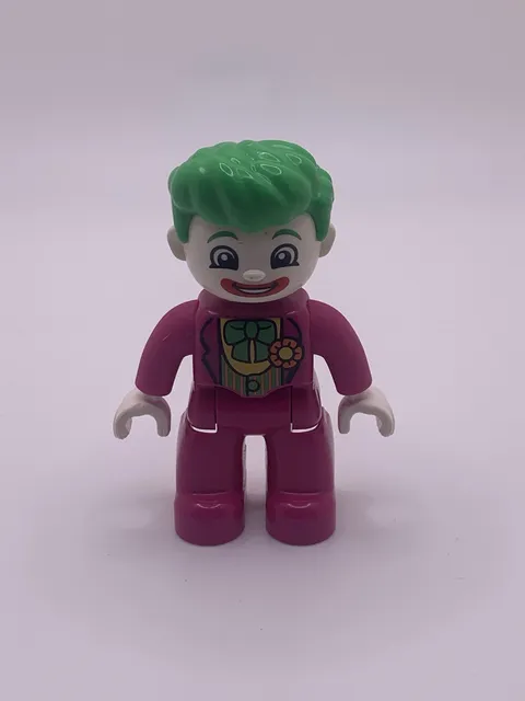 Lego Duplo Joker From Batman Dc Super Hero Replacement 2.5" Mini Figure Clown