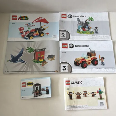 LEGO Illustrated Instruction Manual Booklet Lot 72032 76963 30726 11031