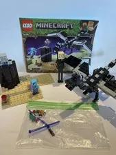 Lego 21151 Minecraft The End Battle 2019 Complete w Manual Retired Pre-owned