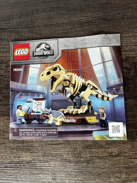 LEGO Jurassic World 76940 T-Rex Bones Instructions Manual ONLY