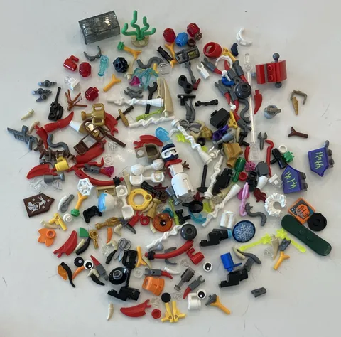 Lego mini figure accessories, and parts