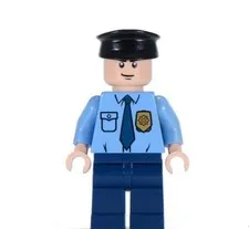 Genuine LEGO Marvel - Set 6864 - Guard & Cuffs - Minifigure SH0023