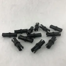 LEGO 2780 Black Technic, Pin with Short Friction Ridges (x12)