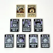 Lego One Piece 8 Baroque Works Dossier Tiles