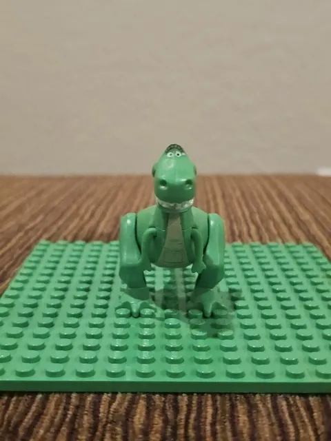 LEGO Toy Story Rex Minifigure Dinosaur T-Rex Green 2010 rex01 Authentic