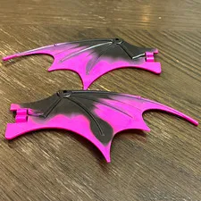 LEGO Pink & Black Wing Pieces Lot of 2