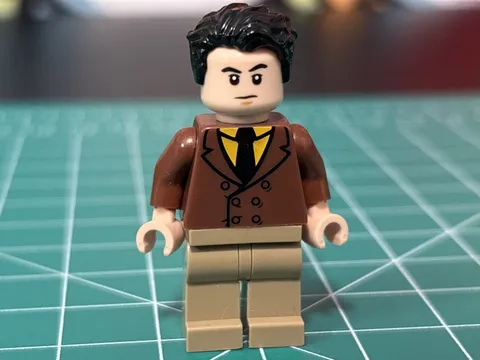 LEGO Batman The Animated Series Bruce Wayne Minifigure (Custom minifigure)