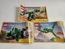 LEGO 31058 Creator Dinosaur Instruction Manual ONLY Triceratop Pterodactyl T-Rex