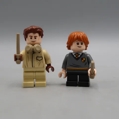 Lego Harry Potter minifigures Cedric Diggory & Ron Weasley lot of 2