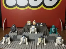 11pc LEGO Star Wars Droid Lot R2-BHD K3-R1 R2-D2 BB-8 Genuine