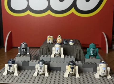 11pc LEGO Star Wars Droid Lot R2-BHD K3-R1 R2-D2 BB-8 Genuine