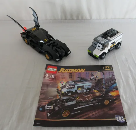 Lego Batmobile & Two-Face Armored Truck Vehicles ONLY Set #7781 2006 DC Comics
