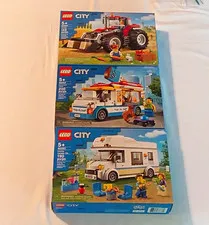 LEGO City Complete Sets 60253, 60283, 60287 Lot of 3 All Retired