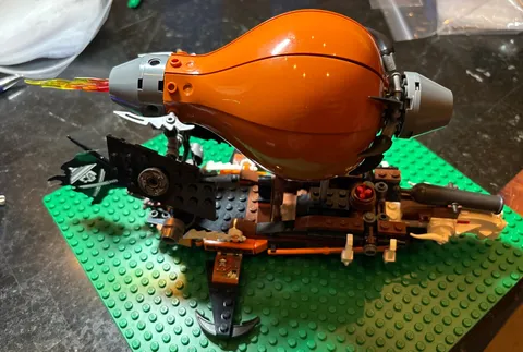 LEGO NINJAGO Raid Zeppelin 70603 Zeppelin No Minifigures Just Build As Shown