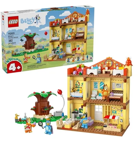 LEGO: Bluey's Family House Playset 11203 Playset Includes 6 Characters - New - !