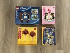 LEGO GWP Sets x4 Disney Scenes Penguin Lucky Knot Ferris 40744 40886 40756 40758