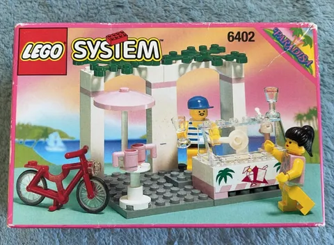 Brand New Sealed 1994 Lego System 6402 Town Paradisa Sidewalk Cafe Euro version
