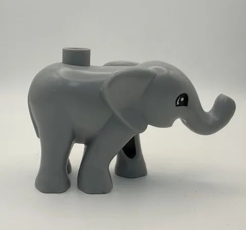Lego Duplo Animal Zoo Elephant Small Gray Circus Safari Minifigure Toy