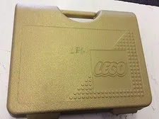 1997 Gold Lego Carrying Case Storage Travel Tote! See Pics!