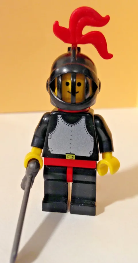 Lego cas175 Breastplate Knight/Black - Minifigure - Castle - Released 0984-1989