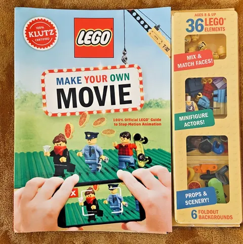 LEGO+KLUTZ-Make Your Own Movie-100% Official LEGO Guide to Stop Motion Animation