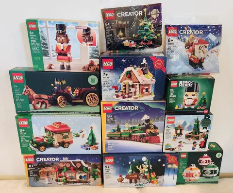 LEGO Christmas (x12) 40603 40700 40602 40139 40425 40263 40604 40484 New Sealed