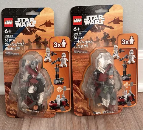 TWO LEGO Star Wars: Clone Trooper Command Station (40558)