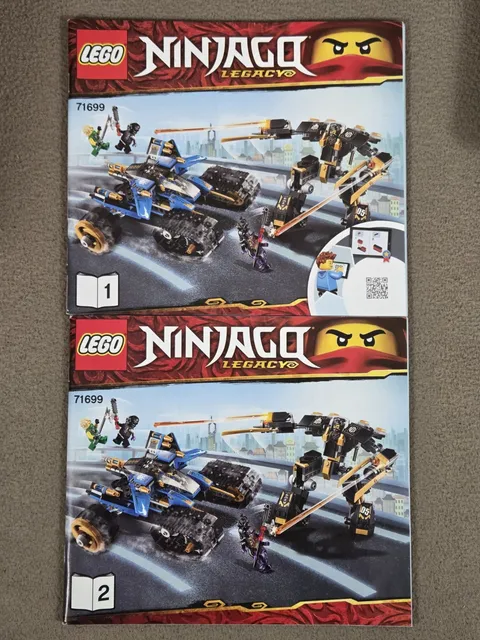 Thunder Raider 71699 Lego Ninjago Instruction Manuals