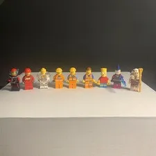 Lot Of 9 Lego  Minifigures