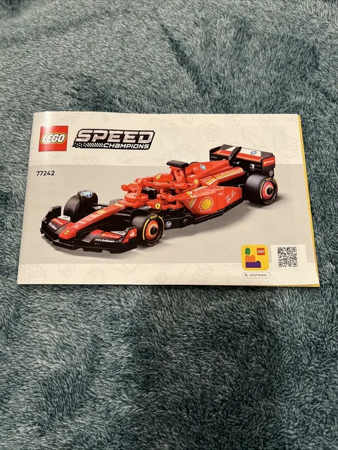 LEGO Speed Champions: Ferrari SF-24 F1 Race Car (77242) Instruction Manual Only
