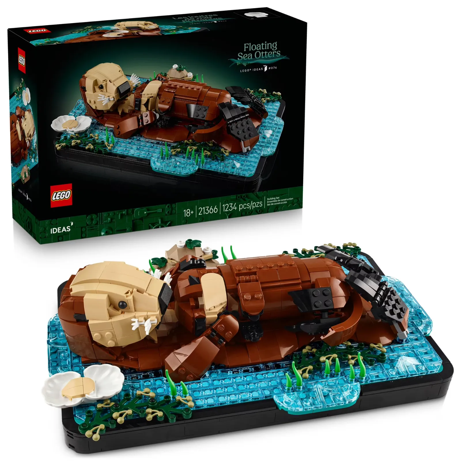 LEGO Ideas Floating Sea Otters 21366 Building Set