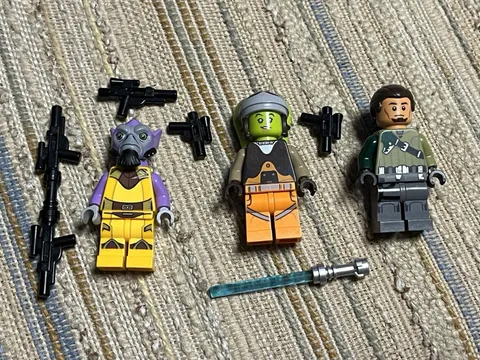 Lego Star Wars Rebels Minifigure Lot Zeb Kanan Hera NO CRACKS ready To Ship!!!👀