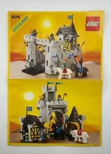 Lego 6074 Castle Black Falcon's Fortress Instruction MANUAL ONLY (1986)