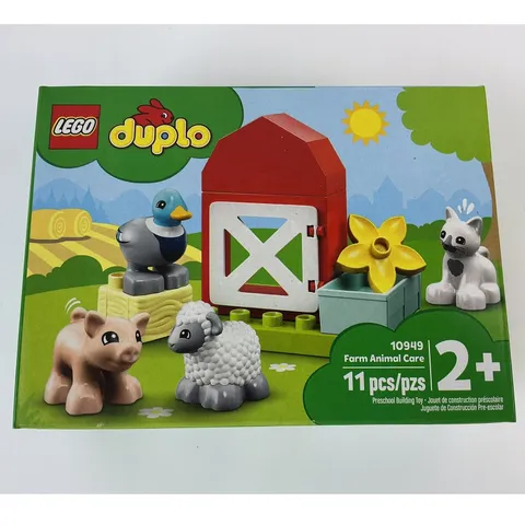 LEGO Duplo Farm Animal Care 10949 Preschool Building Toy 11 Pieces Ages 2+
