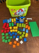 Lego Duplo 5507 - 70 Pieces in Storage Box No Instruction Book/Lid/Incomplete