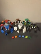 2002 Lego Bionicle BOHROK (8560 - 8565) Complete Set of 6 with Krana